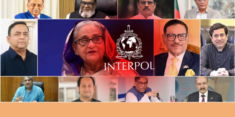 Interpol issues red alert against Sheikh Hasina, 12 others
