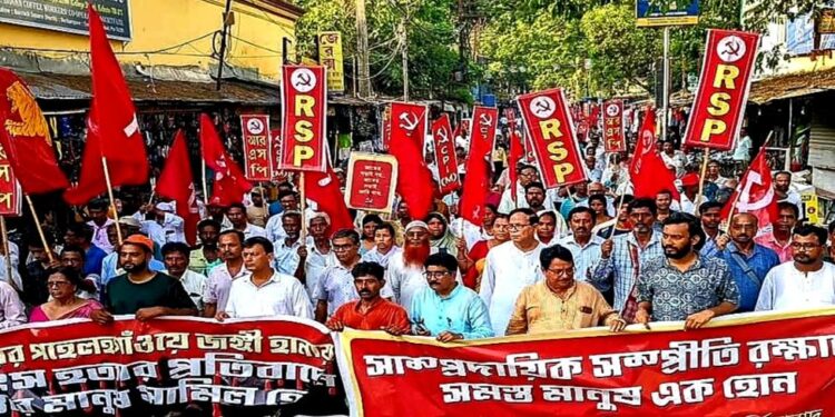 Killing of tourists in Kashmir: Protests, processions by various parties and organizations across West Bengal