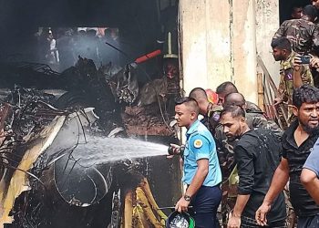 Plane crashes into school building in Bangladesh, 19 killed