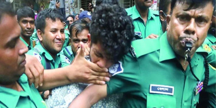 Five anti-discrimination coordinators arrested by police for extortion in Dhaka, three organizations face questions