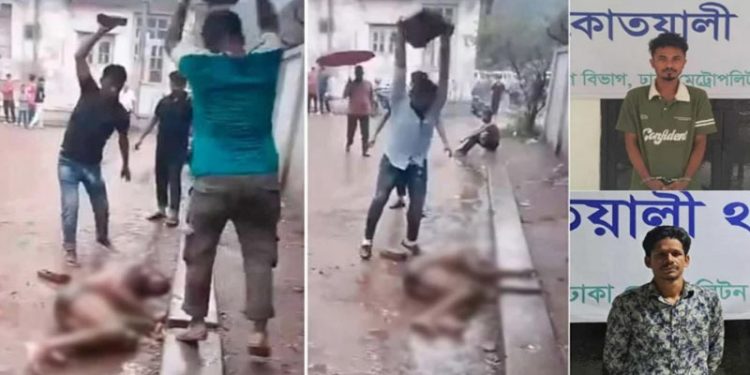 Political criminals active in public beatings and killings in Bangladesh, condemnation of leftists