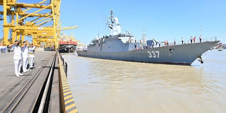 Russian warship docks in Bangladesh’s Chittagong on five-day goodwill visit