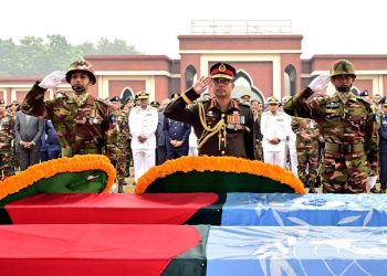 Funeral prayers for peacekeepers martyred in Sudan