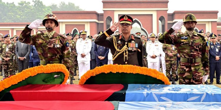 Funeral prayers for peacekeepers martyred in Sudan