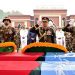 Funeral prayers for peacekeepers martyred in Sudan