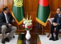 Outgoing Indian High Commissioner meet Bangladesh Speaker