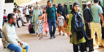 Bangladesh in a mood of joy and holiday, homebound Muslims are returning home to celebrate Eid-ul-Azha