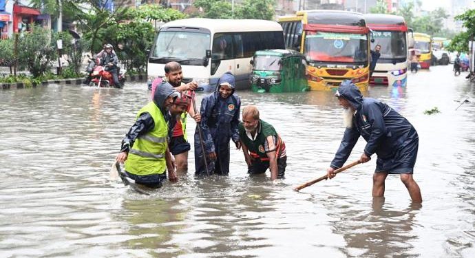 Monsoon storm in Bangladesh Floods, landslides kill 44