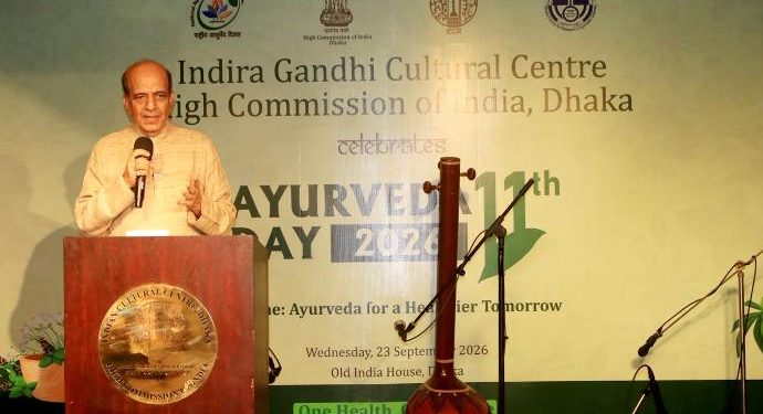 High Commissioner Dinesh Trivedi calls for India-Bangladesh Joint Research Centre on Ayurveda