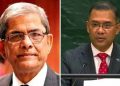 President Mirza Fakhrul Islam Alamgir congratulates PM on visionary UNGA speech