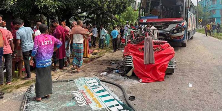 7 autorickshaw passengers killed in Mymensingh bus accident