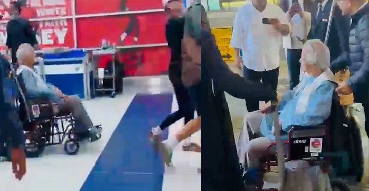Mohammad Yunus targeted by a group of expatriate Bangladeshis at John F. Kennedy International Airport